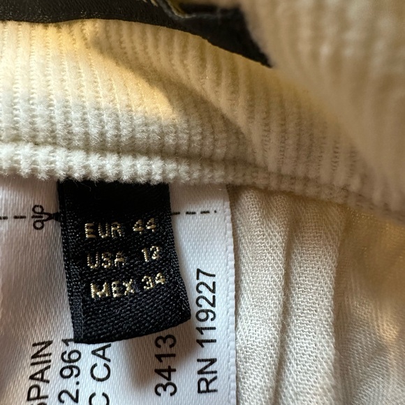 Ivory corduroy pants - Picture 3 of 4